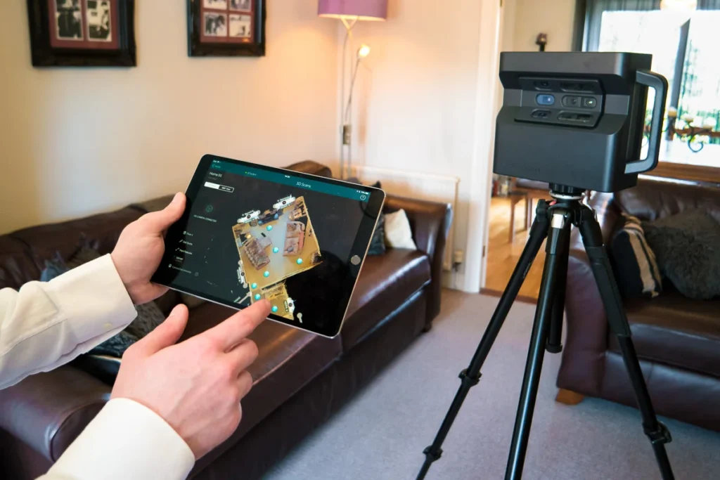 Matterport camera used for real estate scanning in Egypt.